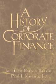 A History of Corporate Finance | 0:e upplagan
