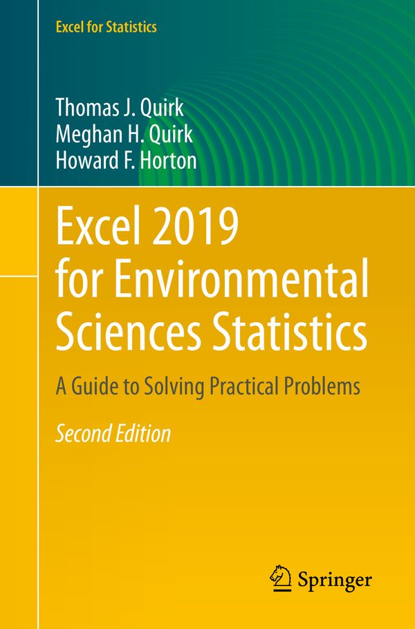 Excel 2019 for Environmental Sciences Statistics | 2:a upplagan