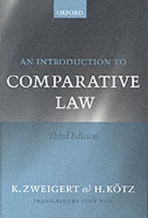 An Introduction to Comparative Law | 3:e upplagan