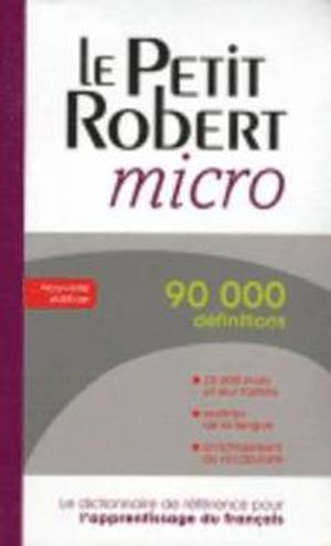 Le Petit Robert micro