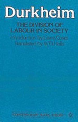 The division of labour in society