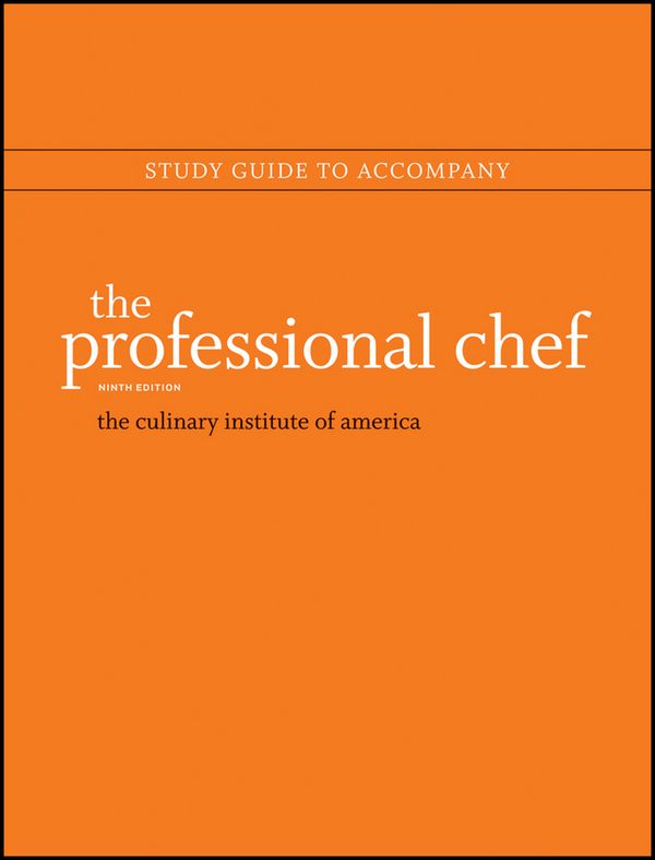 The Professional Chef, 9e Study Guide | 1:a upplagan