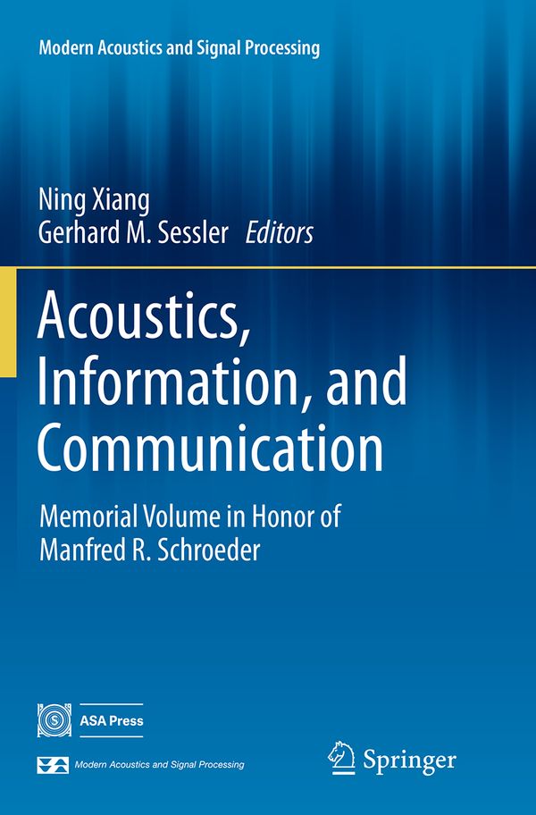 Acoustics, Information, and Communication | 1:a upplagan