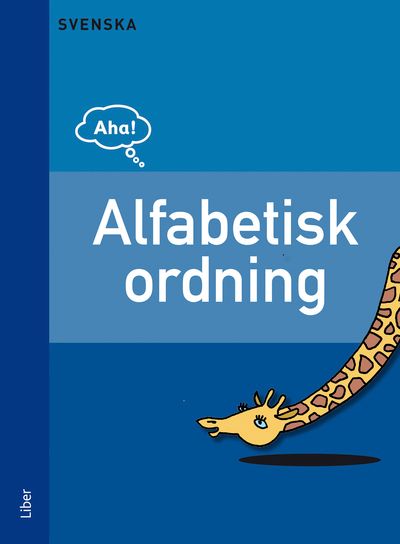 Aha Svenska-Alfabetisk ordning | 1:a upplagan