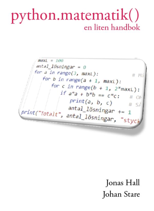 python.matematik() | 1:a upplagan