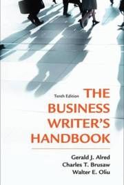 The business writer's handbook | 10:e upplagan