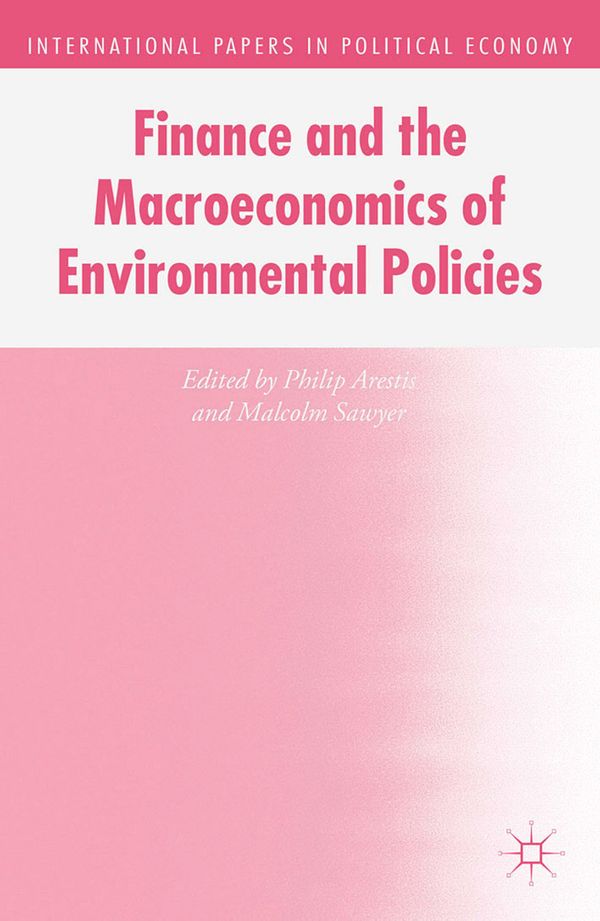 Finance and the Macroeconomics of Environmental Policies | 1:a upplagan