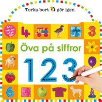 Torka bort & gör igen : Öva på siffror