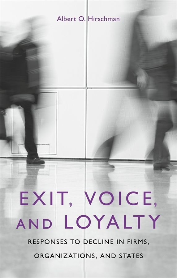 Exit, Voice and Loyalty | 1:a upplagan