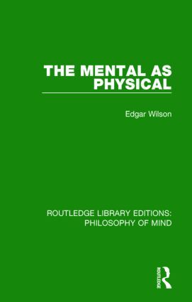 The Mental as Physical | 1:a upplagan