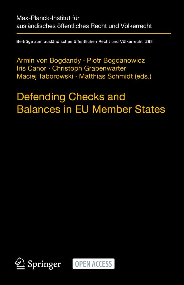 Defending Checks and Balances in EU Member States | 1:a upplagan