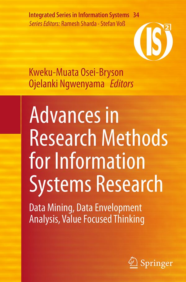 Advances in Research Methods for Information Systems Research | 1:a upplagan