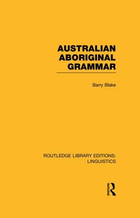 Australian Aboriginal Grammar | 1:a upplagan