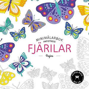 Fjärilar. Minimålarbok antistress | 1:a upplagan