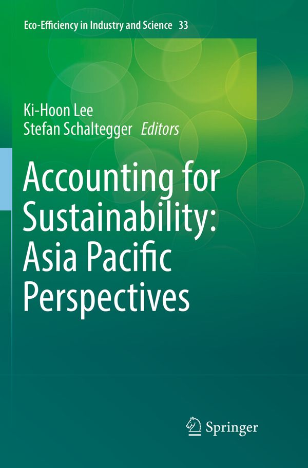 Accounting for Sustainability: Asia Pacific Perspectives | 1:a upplagan