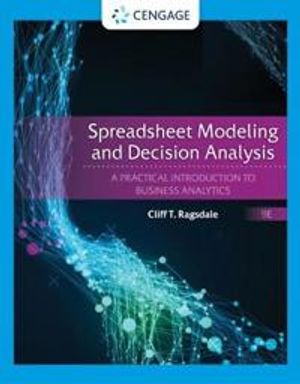 Spreadsheet Modeling & Decision Analysis