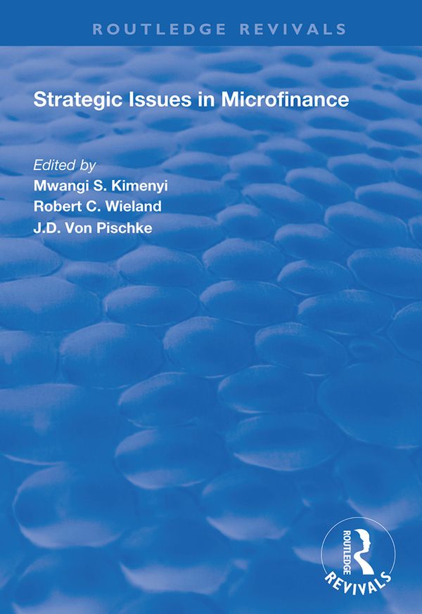 Strategic Issues in Microfinance | 1:a upplagan