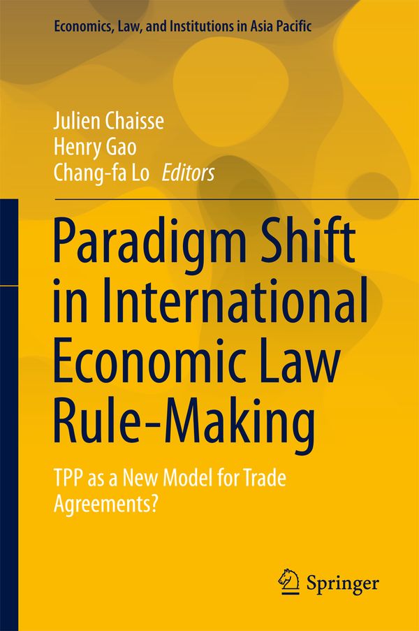Paradigm Shift in International Economic Law Rule-Making | 1:a upplagan