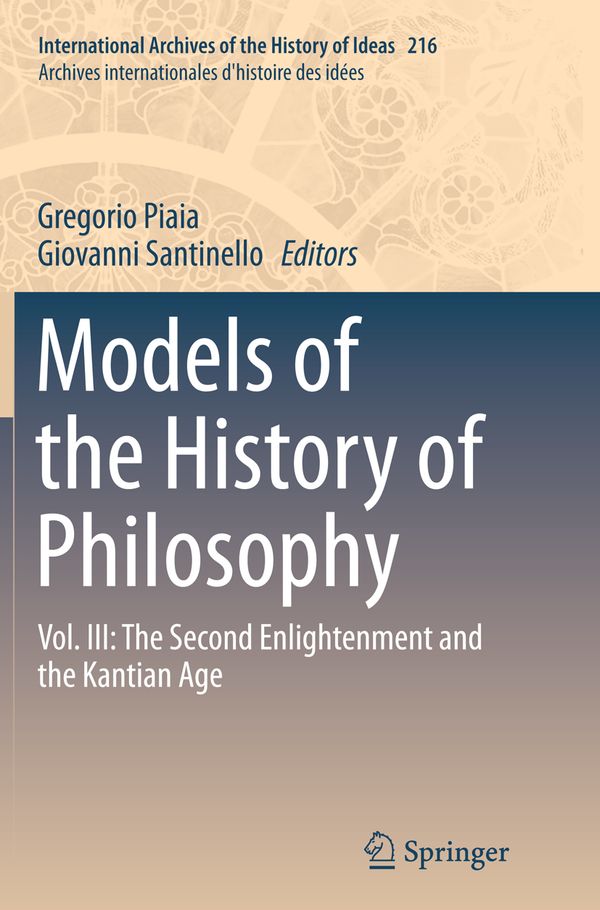Models of the History of Philosophy | 1:a upplagan
