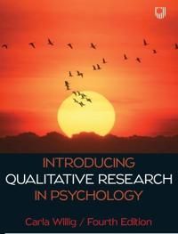 Introducing Qualitative Research in Psychology 4e | 4:e upplagan