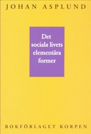 Det sociala livets elementära former