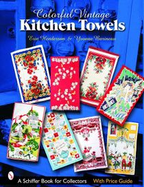 Colorful vintage kitchen towels