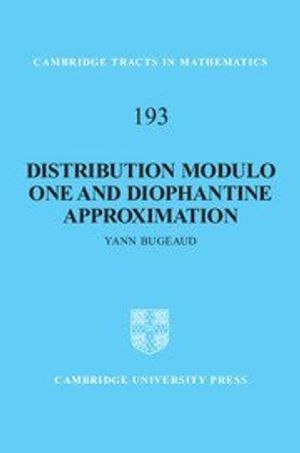 Distribution Modulo One And Diophantine Approximation