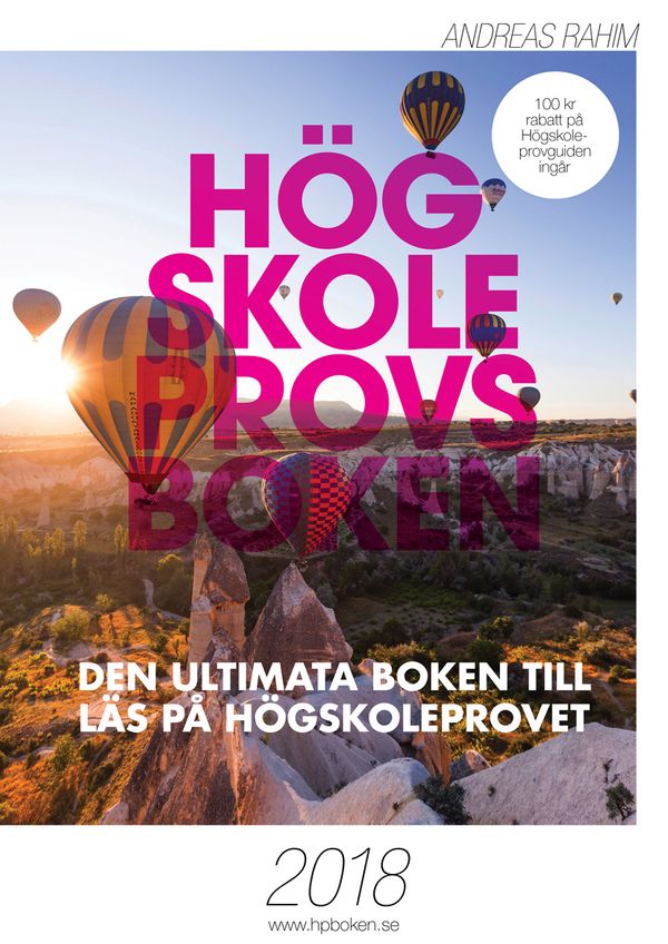 Högskoleprovsboken : den ultimata boken till LÄS på högskoleprovet | 0:e upplagan
