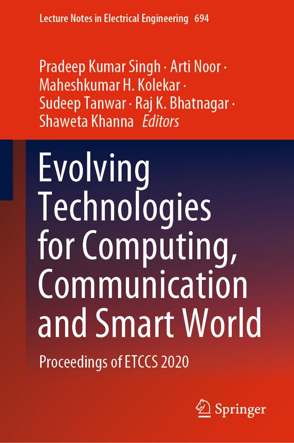 Evolving Technologies for Computing, Communication and Smart World | 1:a upplagan
