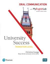 University Success Oral Communication, Transition Level, with MyLab English | 0:e upplagan