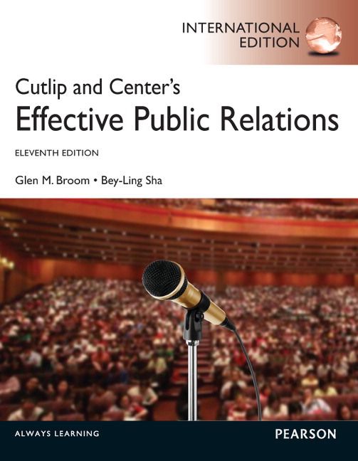 Cutlip and Center's Effective Public Relations: International Edition | 11:e upplagan