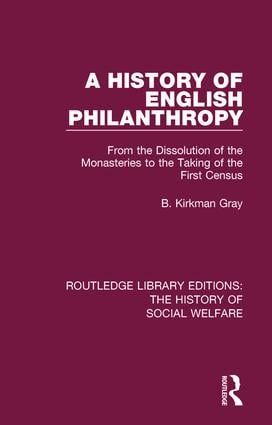 A History of English Philanthropy | 1:a upplagan