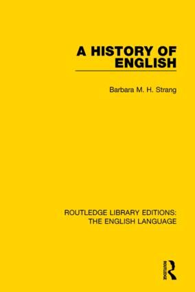 A History of English (RLE: English Language) | 1:a upplagan