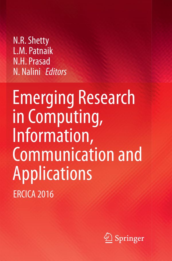 Emerging Research in Computing, Information, Communication and Applications | 1:a upplagan