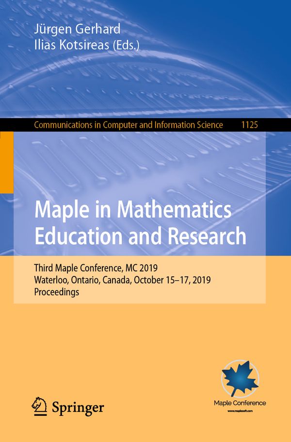 Maple in Mathematics Education and Research | 1:a upplagan