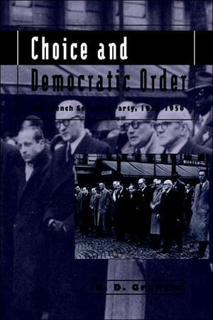 Choice and Democratic Order