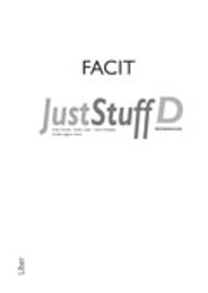 Just Stuff D Workbook facit | 1:a upplagan