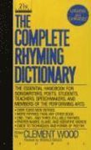 The Complete Rhyming Dictionary