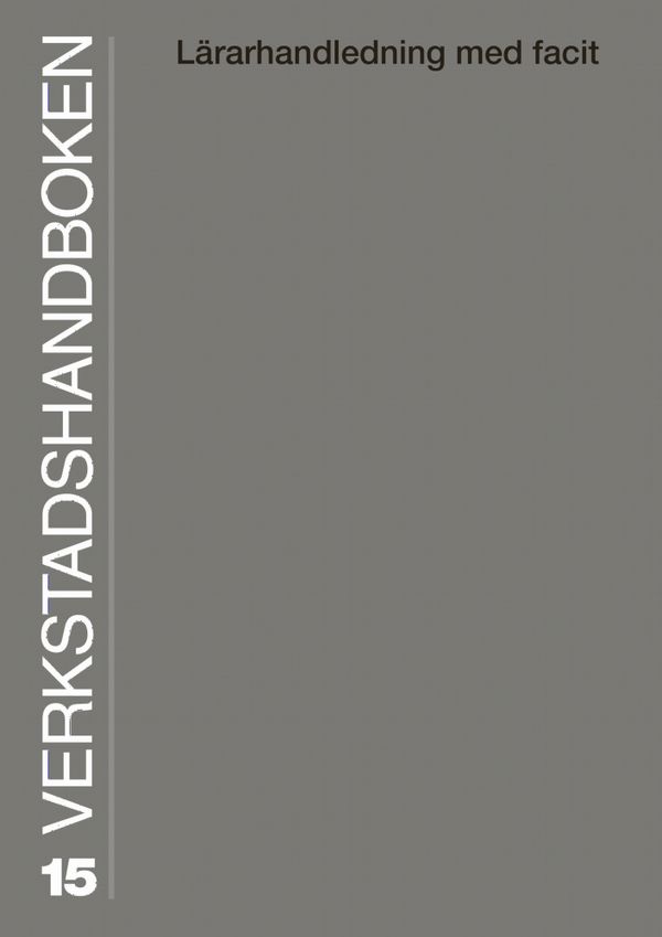 Verkstadshandboken lärarhandledning | 10:e upplagan