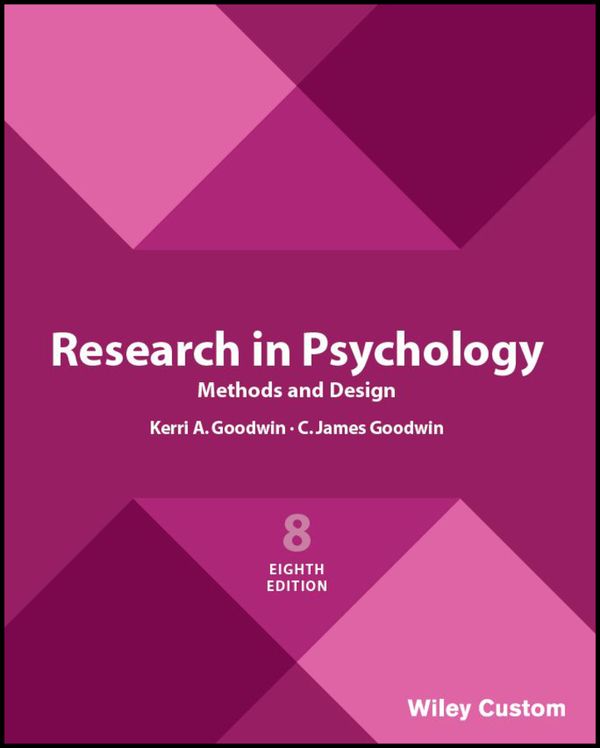 Research in Psychology Methods and Design 8e | 8:e upplagan