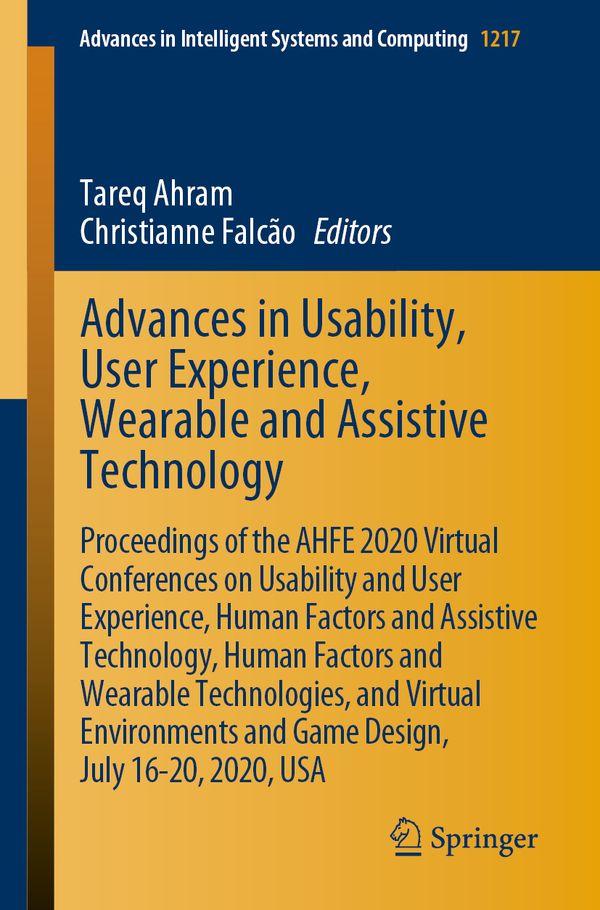 Advances in Usability, User Experience, Wearable and Assistive Technology | 1:a upplagan