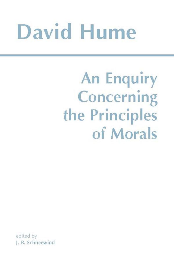 An Enquiry Concerning the Principles of Morals | 0:e upplagan