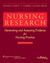Nursing Research: Generating and Assessing Evidence for Nursing Practice