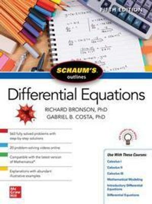 Schaum's Outline of Differential Equations, Fifth Edition | 5:e upplagan