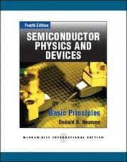 Semiconductor Physics and Devices