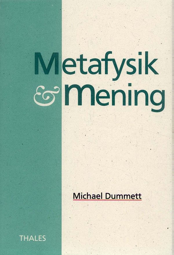 Metafysik & mening | 1:a upplagan