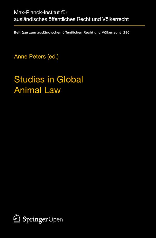 Studies in Global Animal Law | 1:a upplagan