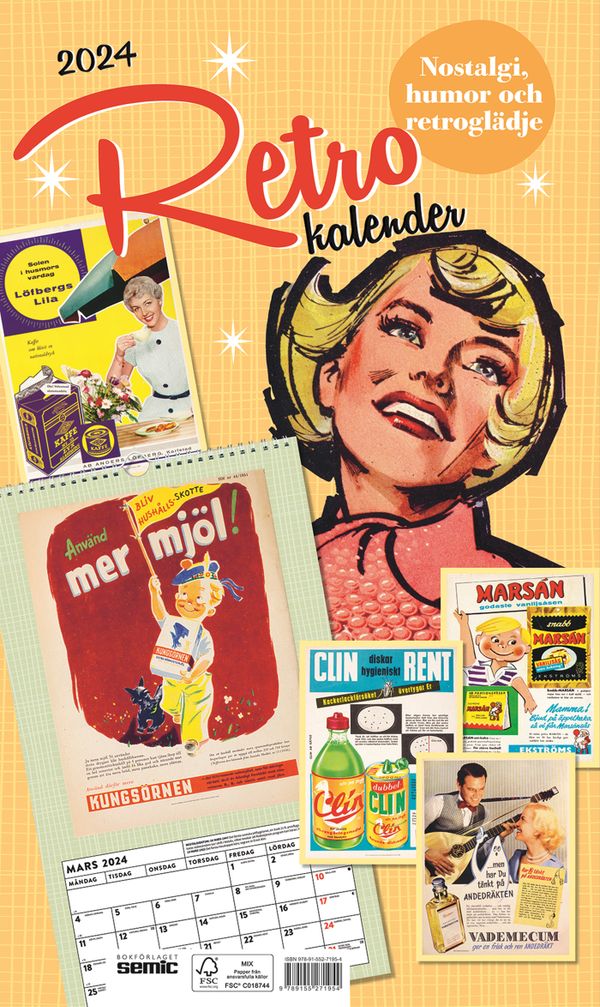 Retrokalender 2024 | 0:e upplagan