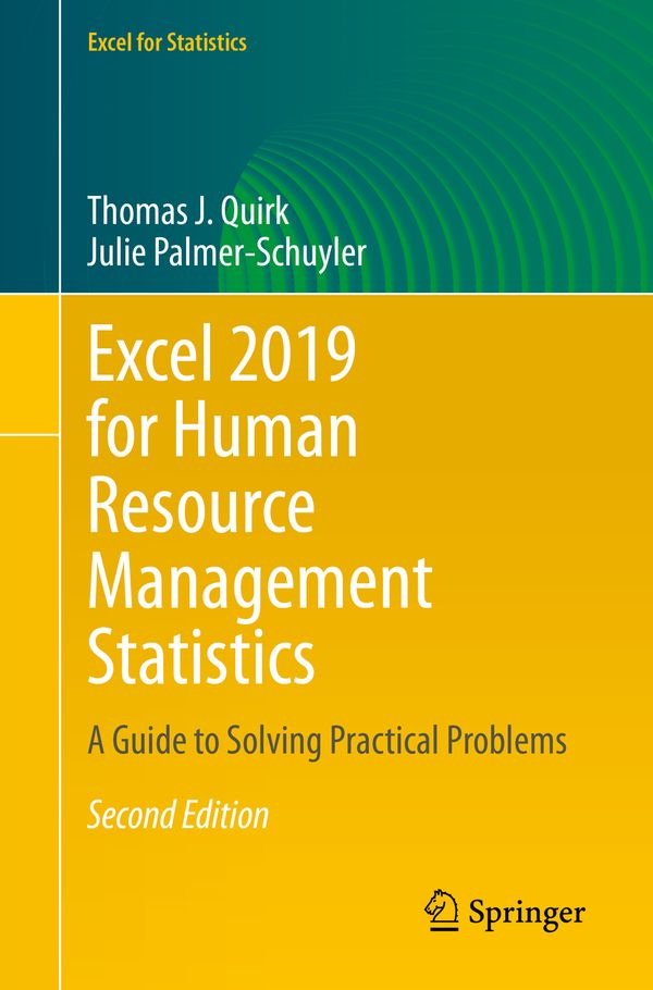 Excel 2019 for Human Resource Management Statistics | 2:a upplagan