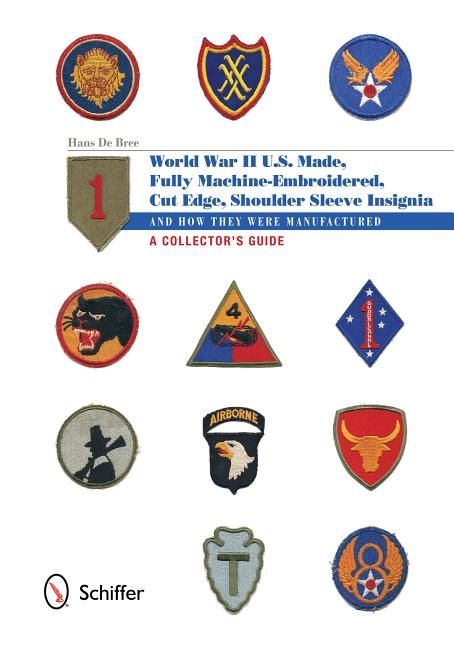 U.s.-made, fully machine-embroidered, cut edge shoulder sleeve insignia of | 0:e upplagan